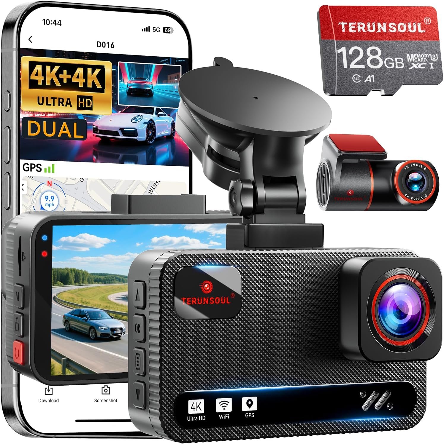 Dash Cam Front and Rear